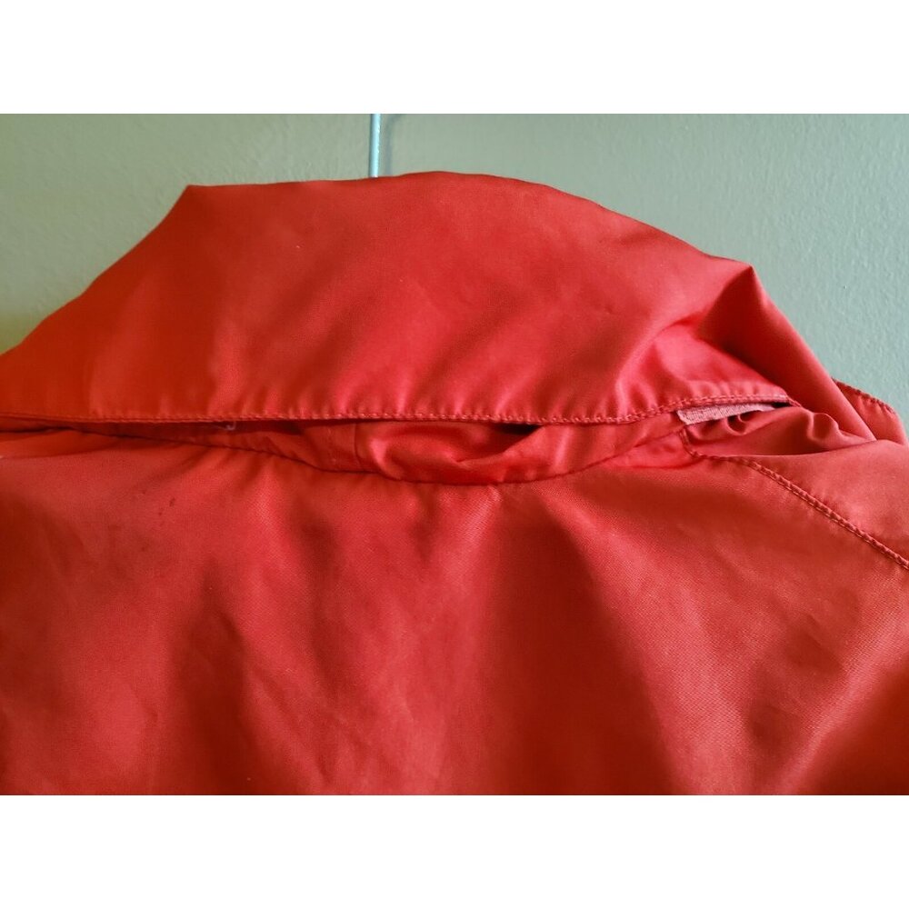 Eddie Bauer Red Lightweight Nylon Jacket Sz L Gorpcore Outdoors Hiking Camping - Picture 6 of 12